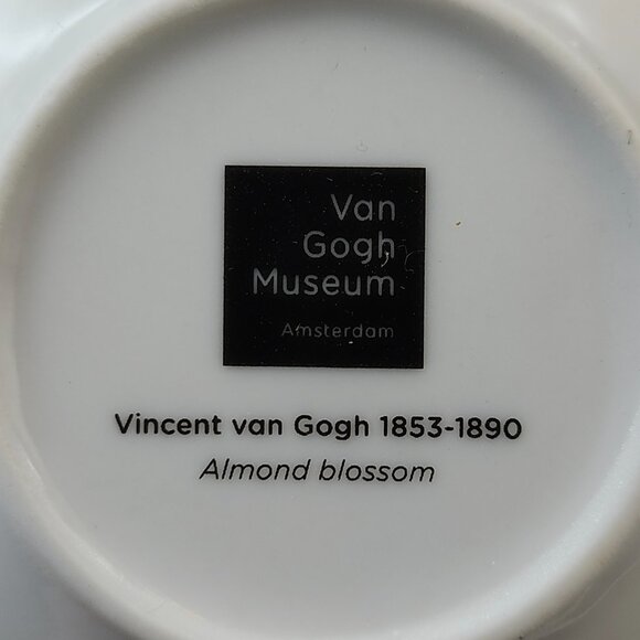 Van Gogh Almond Blossom Espresso Set Cups & Saucers (2) Fine Porcelain - Picture 8 of 8